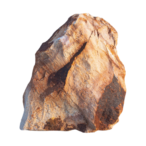 Ryolit R35 kusový kameň / lomový kameň