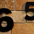 Bridlica B95 popisné číslo na dom