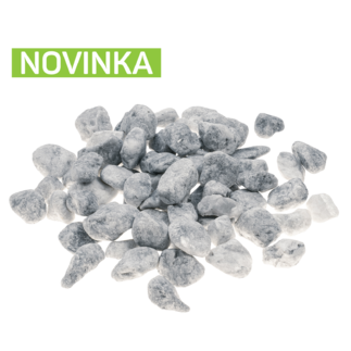Dolomit CRYSTAL GREY D81 dekoračné okruhliaky/okrasné kamenivo