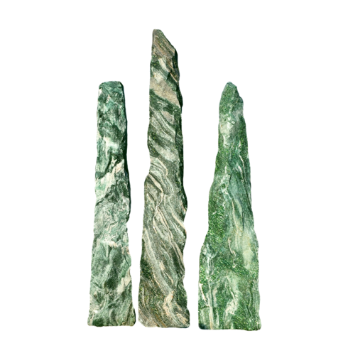 Mramor POLAR GREEN M61 stĺp podpílený solitérny kameň