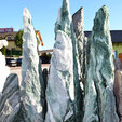 Mramor POLAR GREEN M61 stĺp podpílený soliterny kameň