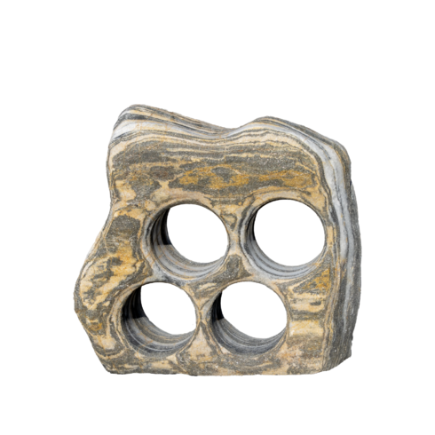 Mramor ZEBRA WINE ROCK ART M95 stojan na víno “L