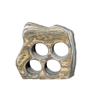 Mramor ZEBRA WINE ROCK ART M95 stojan na víno “L