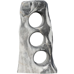 Mramor ZEBRA WINE ROCK ART M95 stojan na víno "M"