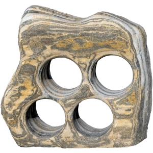 Mramor ZEBRA WINE ROCK ART M95 stojan na víno "L"