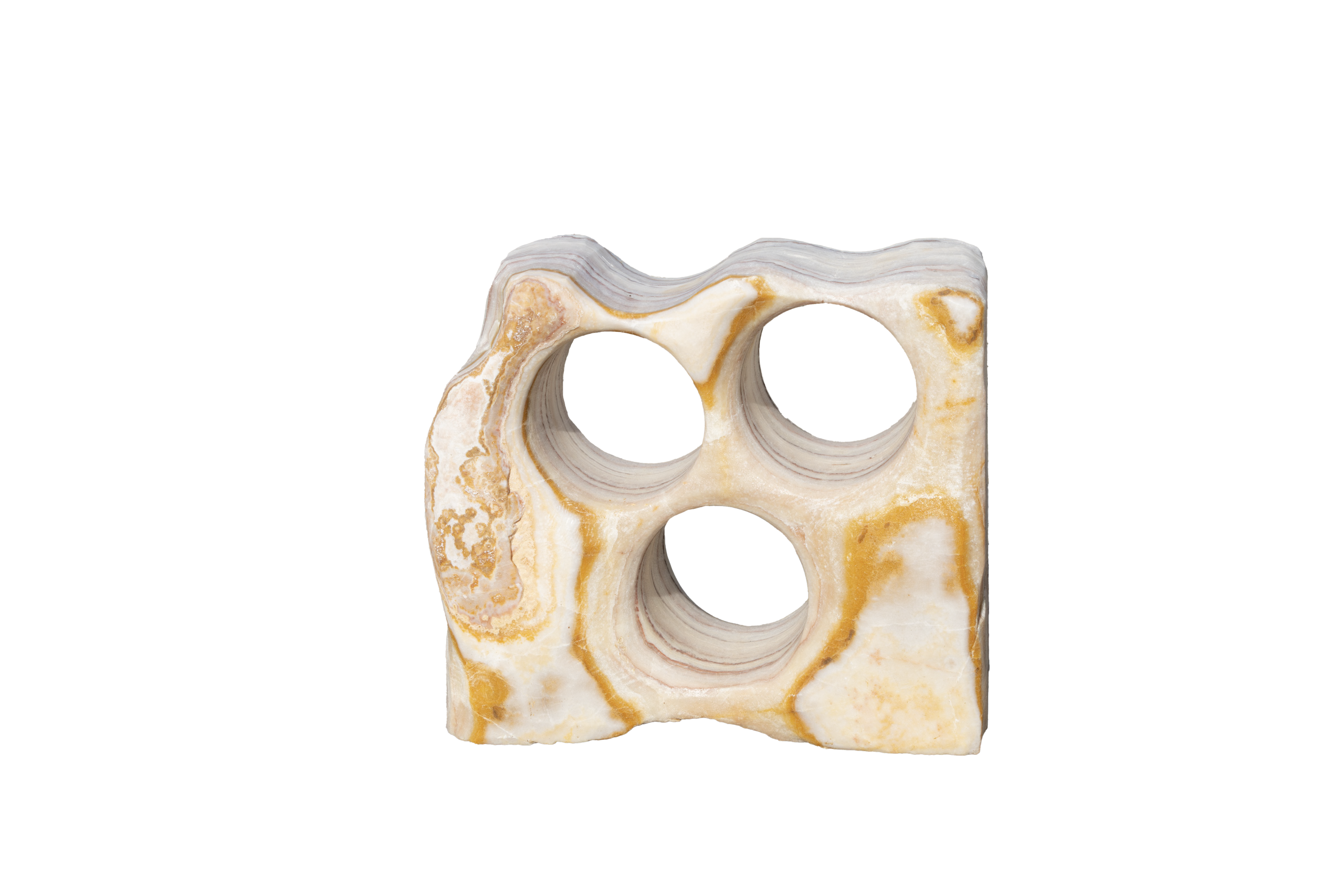 ART WINE RACK stojan na víno s 3 otvormi 2 Onyx WINE ROCK ART OX46 stojan na víno “M”