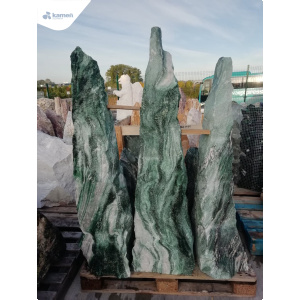 Mramor POLAR GREEN M61 stĺp podpílený solitérny kameň
