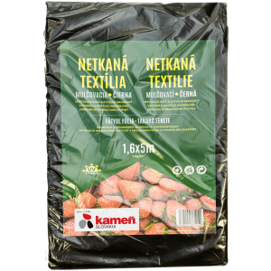 Netkaná textília čierna
